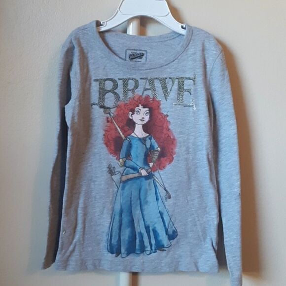 OLD NAVY DISNE BRAVE LONG SLEEVE GRAPHIC TEE XS (SIZE 4-5) - Picture 1 of 3